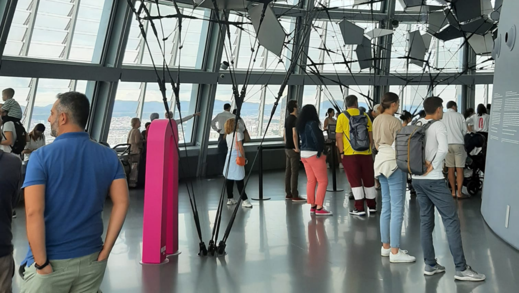 Fêtes de la Mercè au Mirador torre Glòries : plus de 5000 visiteurs en 3 jours
