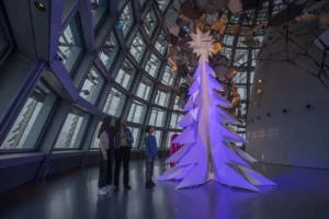 Arbre de Noël Mirador torre Glòries