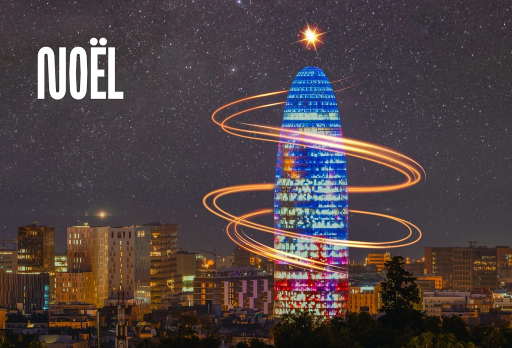 Pour les fêtes de fin d’année, éclairons tous la ville depuis le Mirador torre Glòries