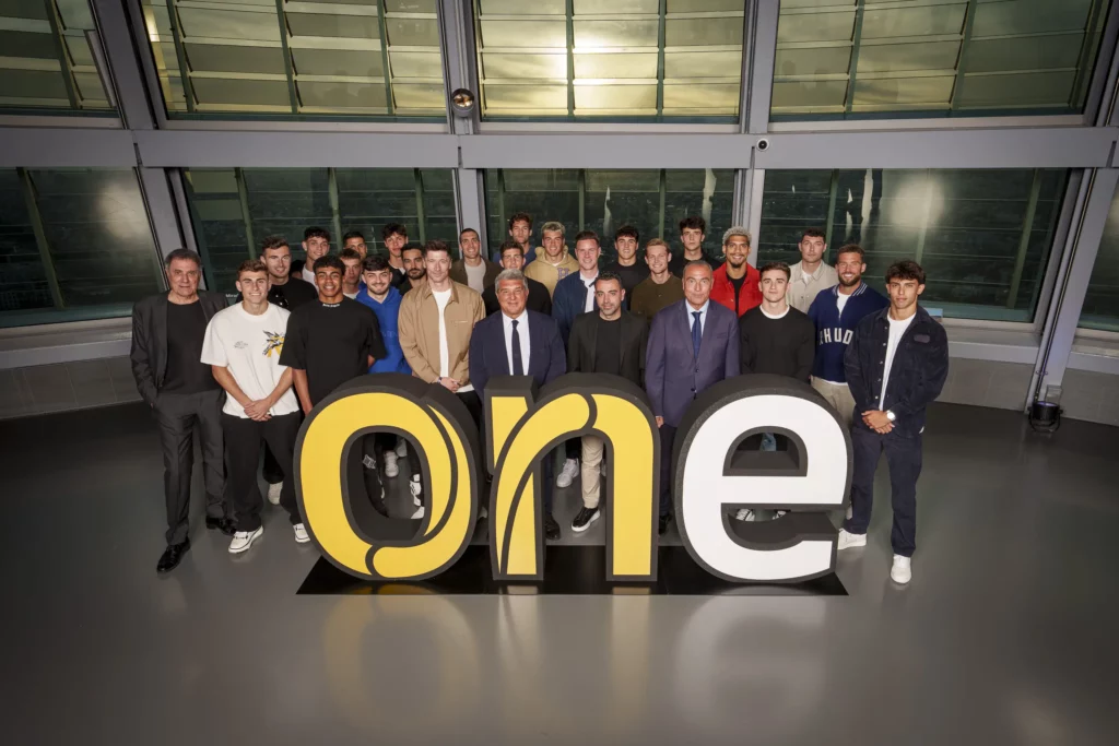 FC Barcelona presents Barça One at Mirador torre Glòries