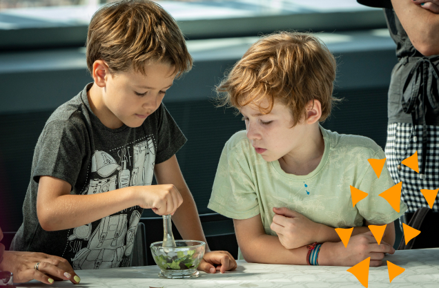 Niños en la actividad familiar