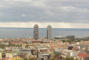 the America's Cup races from Mirador torre Glòries
