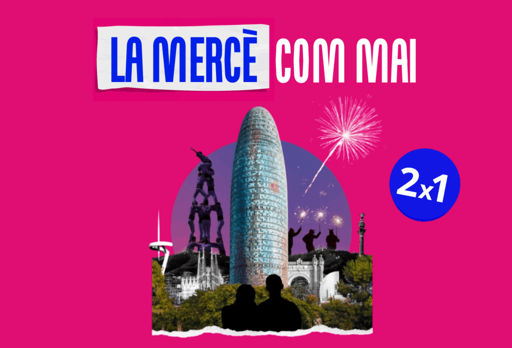 Celebra la Mercè amb un 2×1 i un espectacle lumínic únic