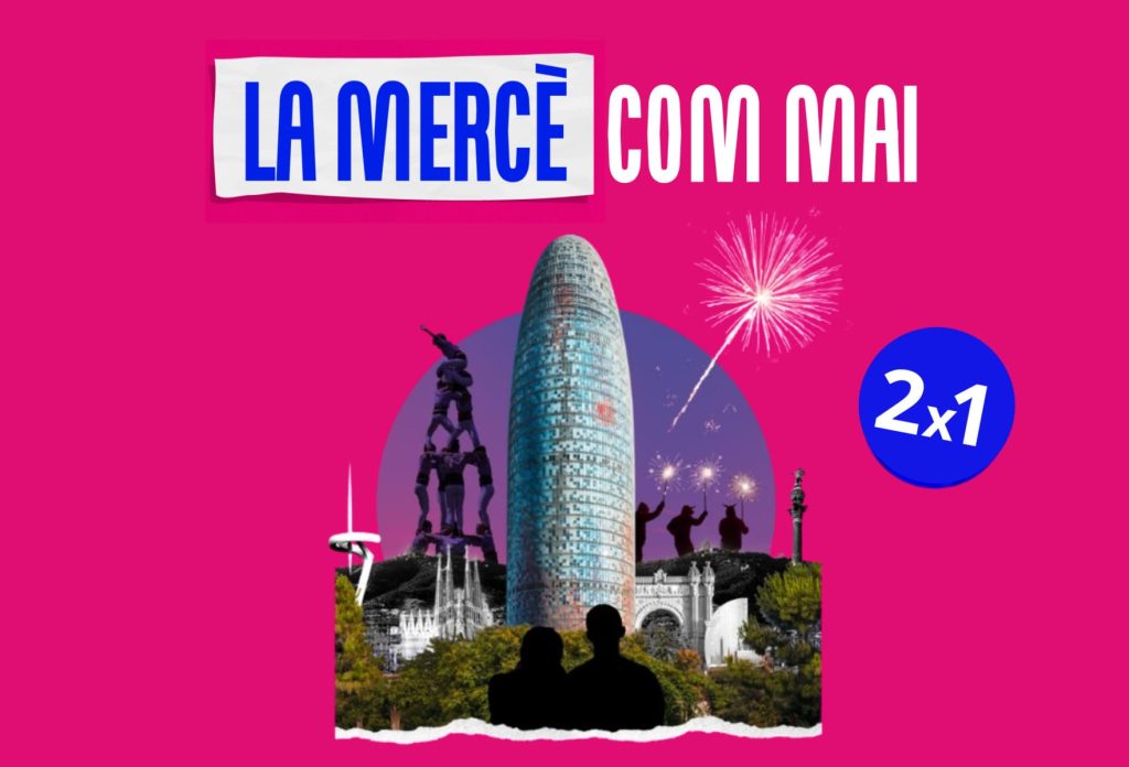 Celebra la Mercè amb un 2×1 i un espectacle lumínic únic