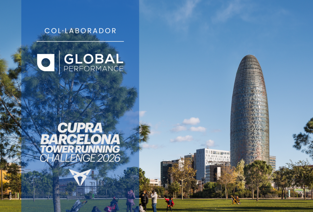 Global Performance és el nou col·laborador del CUPRA Barcelona Tower Running Challenge 2026 