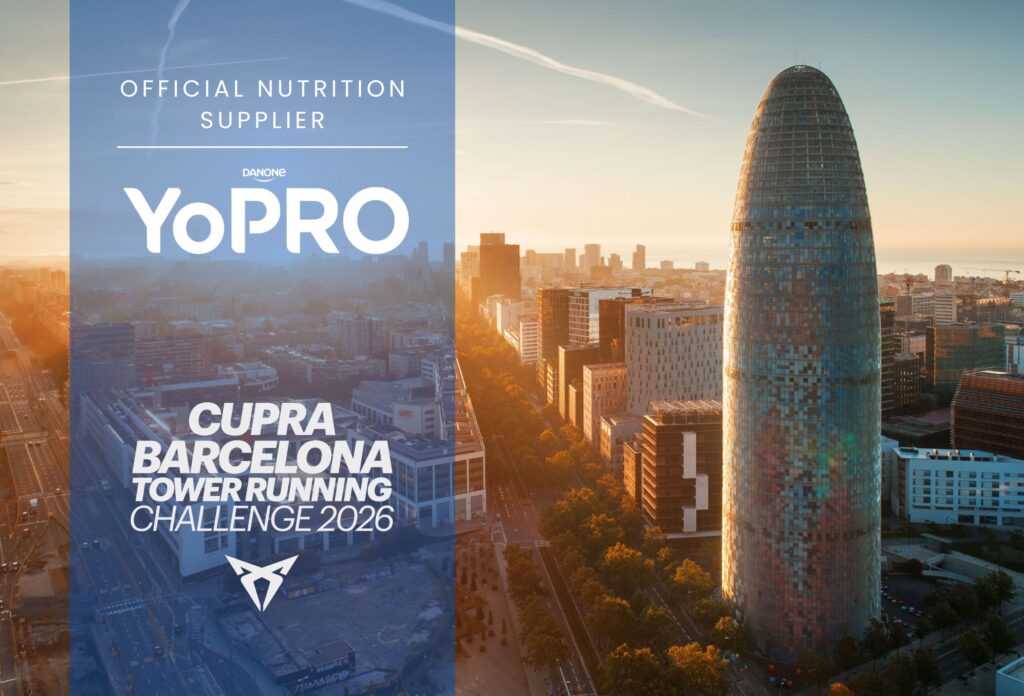 YoPro will bring its sports nutrition to the CUPRA Barcelona Tower Running Challenge 2026