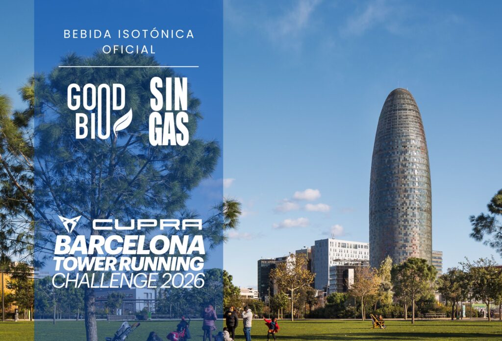 Good Bio, proveedor oficial de bebidas isotónicas en la CUPRA Barcelona Tower Running Challenge 2026