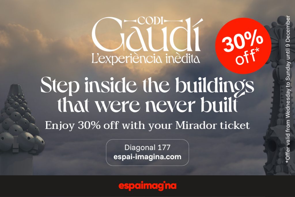 Visit Mirador Torre Glòries and discover Gaudí’s secrets